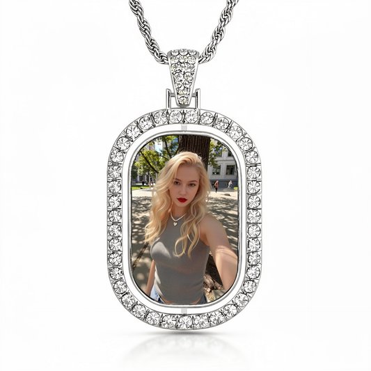 The Royal Oval Rotating Pendant · 925 Sterling Silver