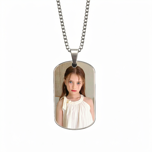 The Classic Portrait Tag Pendant